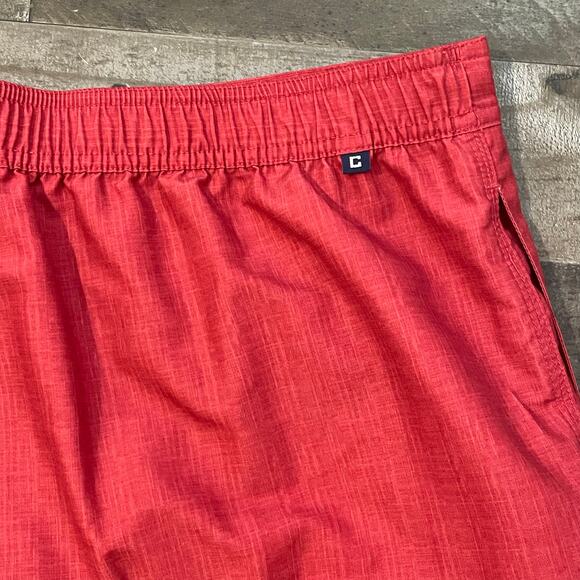 Chaps Men’s Red Drawcord Waist Swim Board Shorts Size XXL - Picture 8 of 11